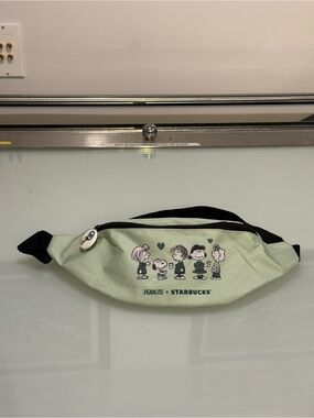 Starbucks x Peanuts Snoopy Green Belt Bag Fanny Pack Crossbody Waist Bag